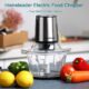 Electric Food Chopper 8 Cup Food Processor by Homeleader