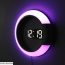 LED Digital Wall Clock Date Time Temperature Humidity LED Display Desktop Alarm Clock Large Screen Clock for Bedroom Living Room