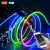 TUYA Neon LED Strip Lights 5V Neon Rope Light 72LEDs/M Silicone with Music Sync RGBIC Dreamcolor Chasing Strip Tape for Room