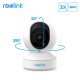 REOLINK E1 Zoom Indoor Security Camera, 2.4/5GHz Dual Band WiFi Camera, 5MP Plug-in Pet Camera, 360 Degree Baby/Dog Monitor with 3X Optical Zoom, Auto Tracking, Person/Pet Detection, Local Storage