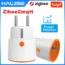 5PCS Tuya Smart Zigbee 3.0 Power Plug 16A EU Outlet 3680W Meter Remote Control Work With Alexa And Tuya Hub