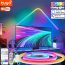 Tuya Smart LED Neon Strip Lights DC 12V Dreamcolor RGB Lamp Tape 1m 2m 3m 4m 5m Remote APP Control Music Sync Room Decoration