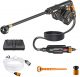 Car Washer Cleaning Tools WORX HydroShot 40Volt with extra equipment